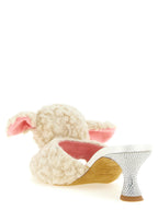 Virgin Wool Mule Sandals