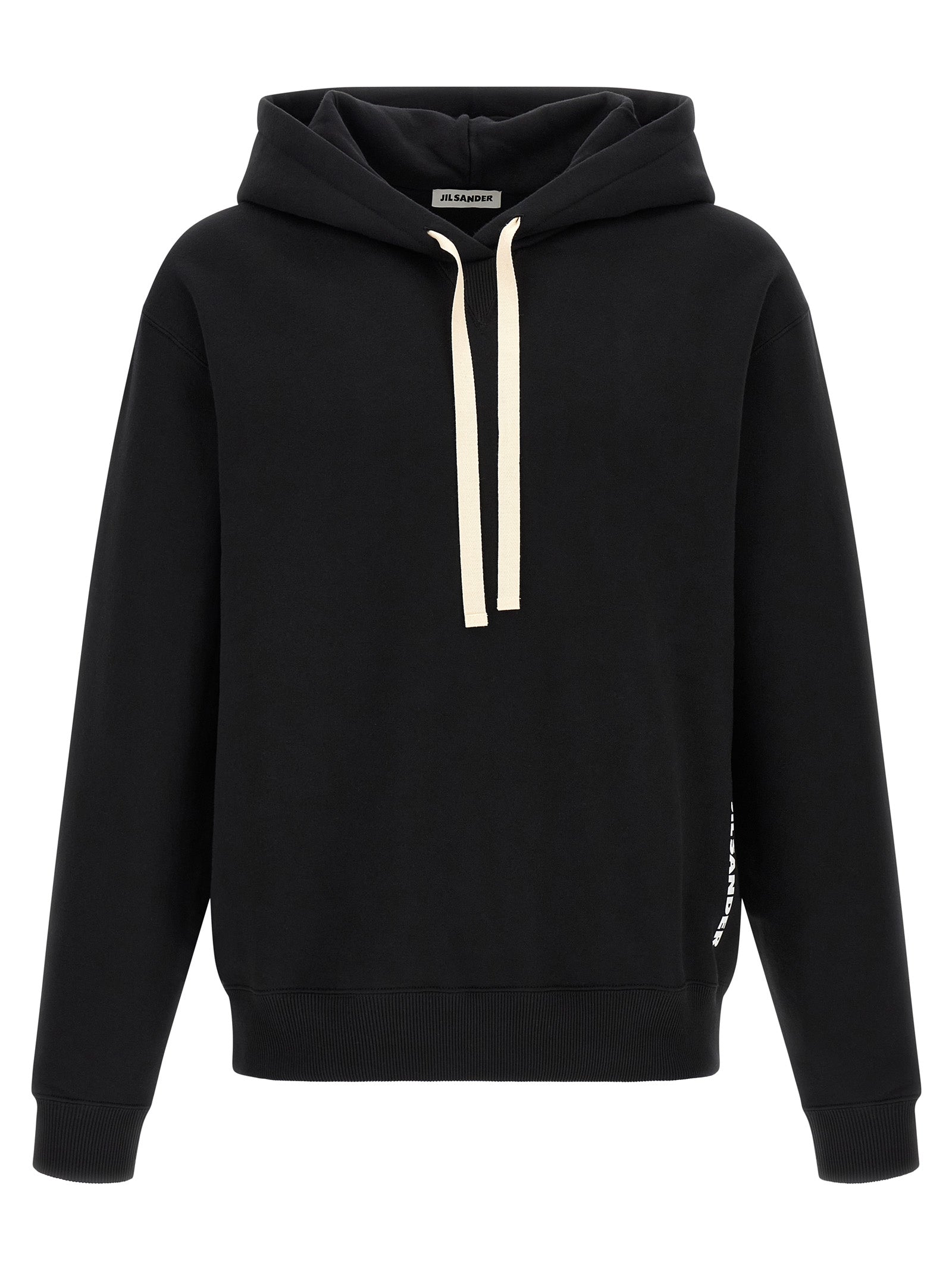 Black Cotton Hoodie