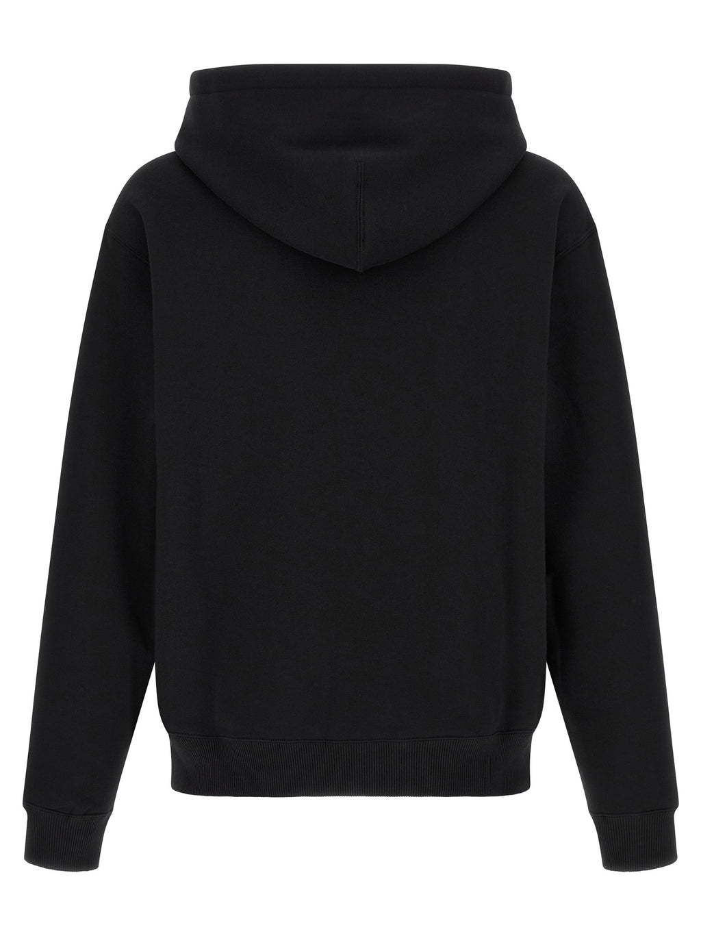 Black Cotton Hoodie