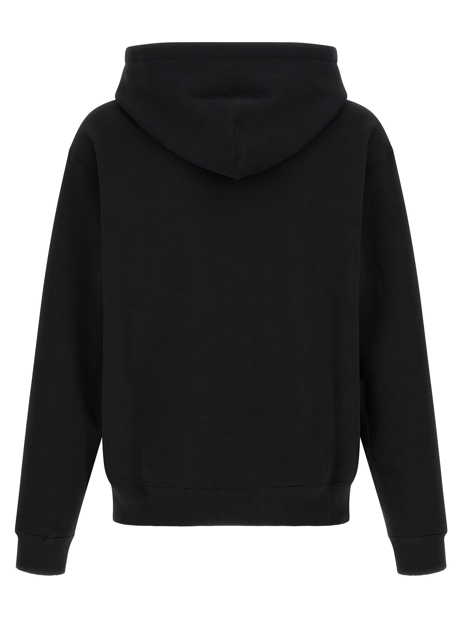 Black Cotton Hoodie