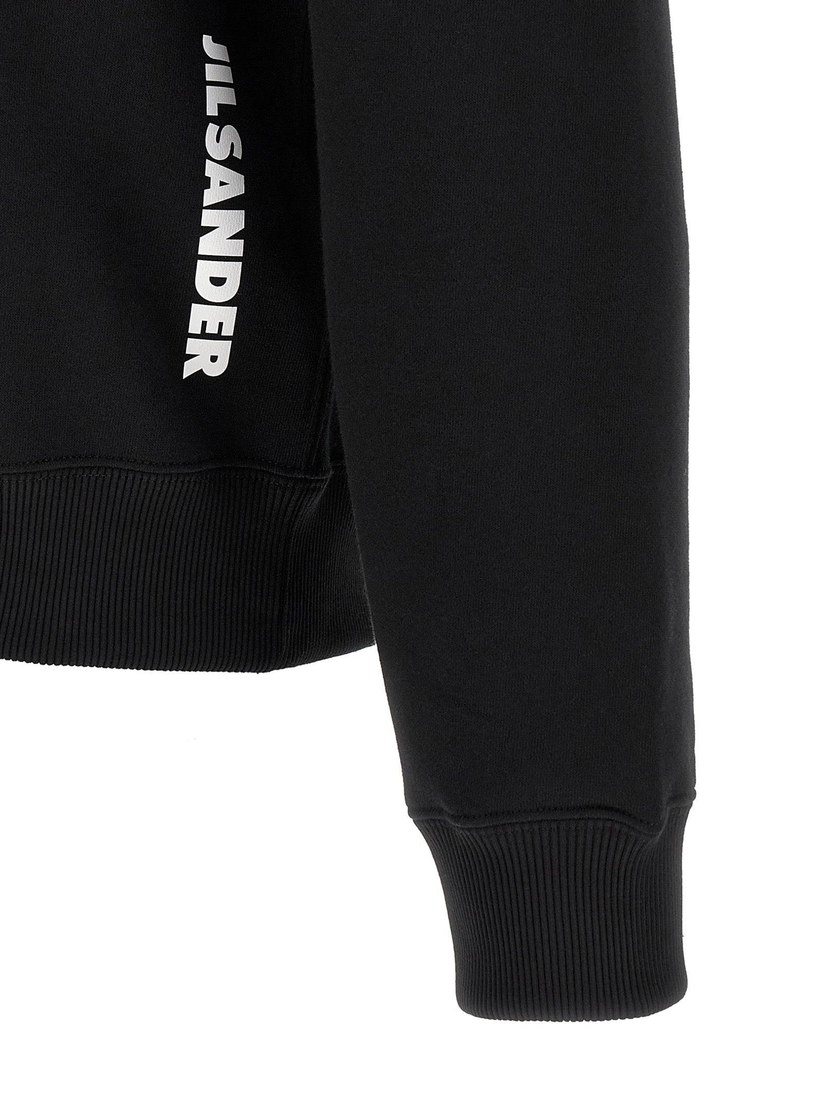 Black Cotton Hoodie