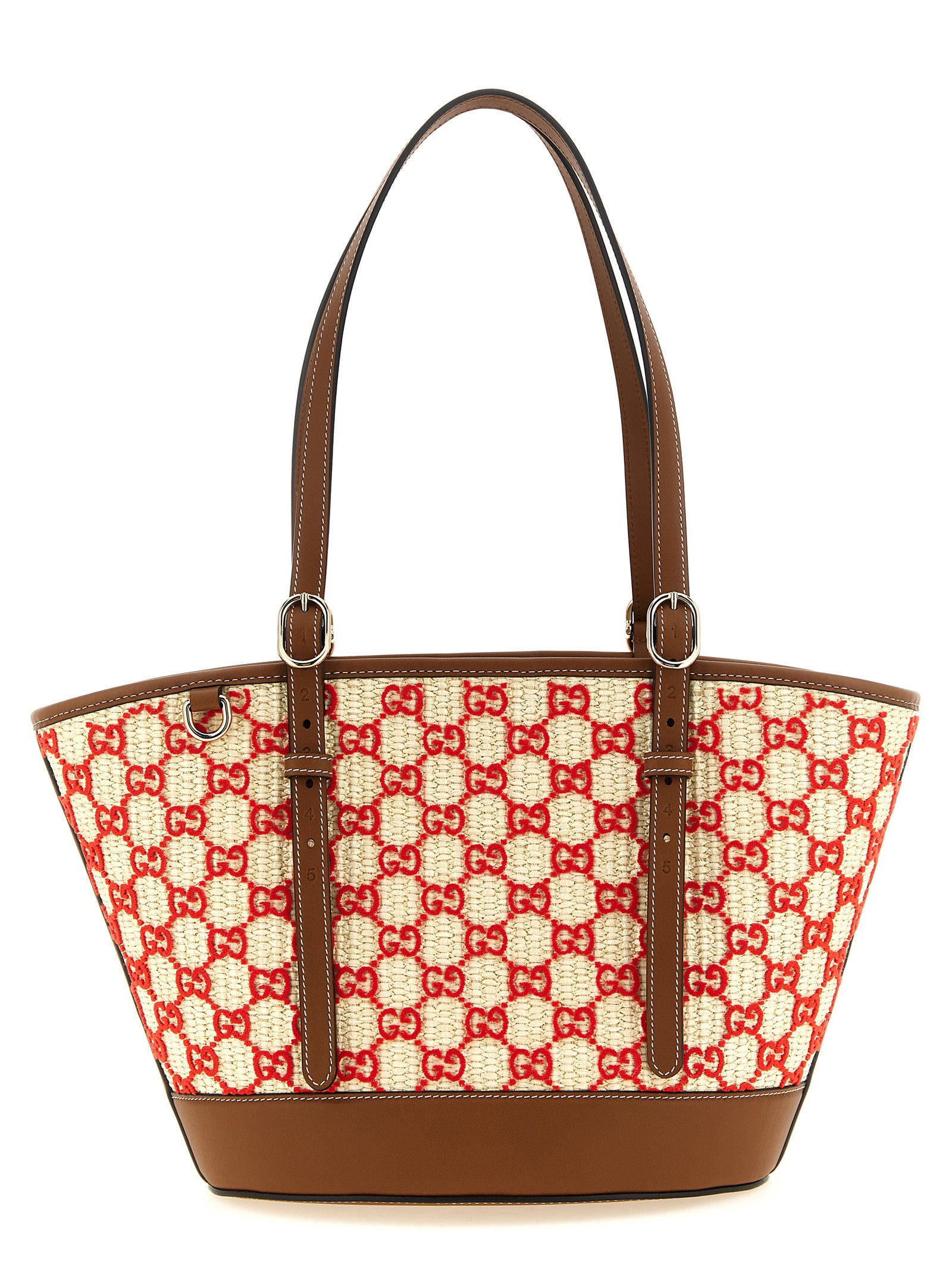 Multicolor Cotton GG Monogram Small Tote