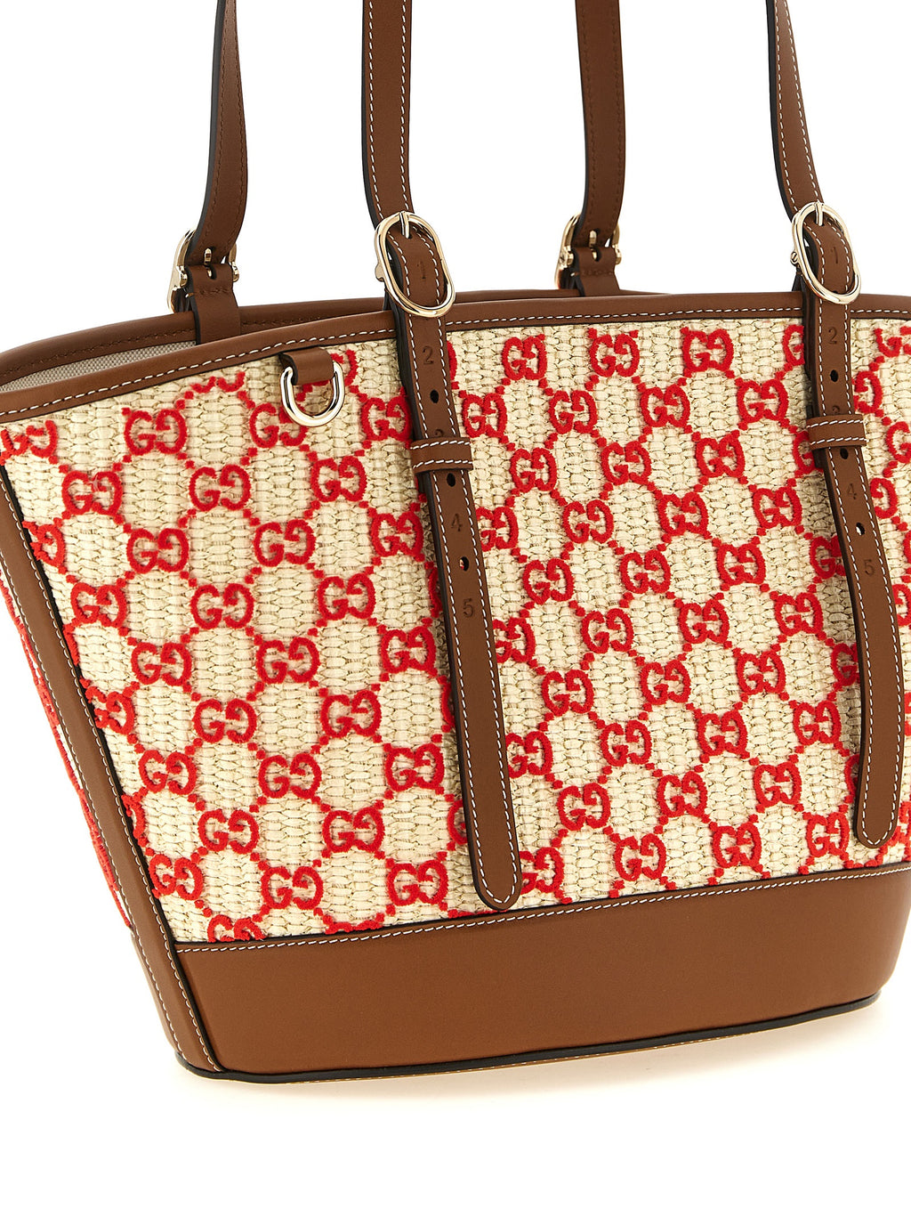 Multicolor Cotton GG Monogram Small Tote
