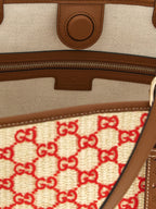 Multicolor Cotton GG Monogram Small Tote