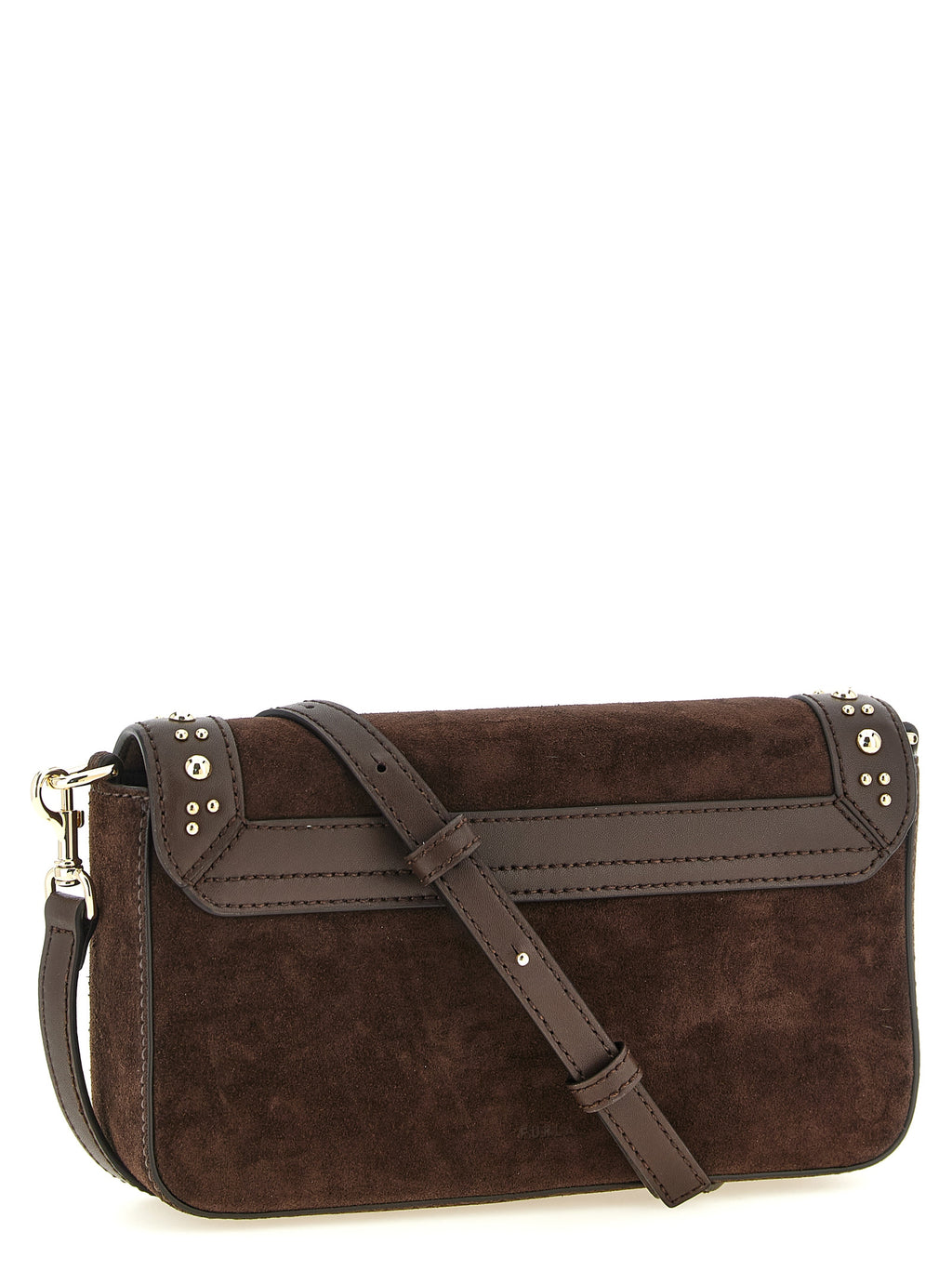 Dark Brown Calfskin Iride S Crossbody
