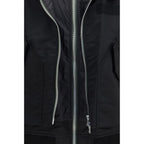 Cropped Cotton‑Nylon Hybrid Bomber