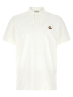 White Cotton Piqué Polo Shirt