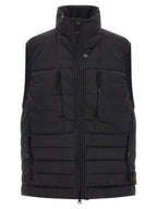 Black Polyamide Sleeveless Vest