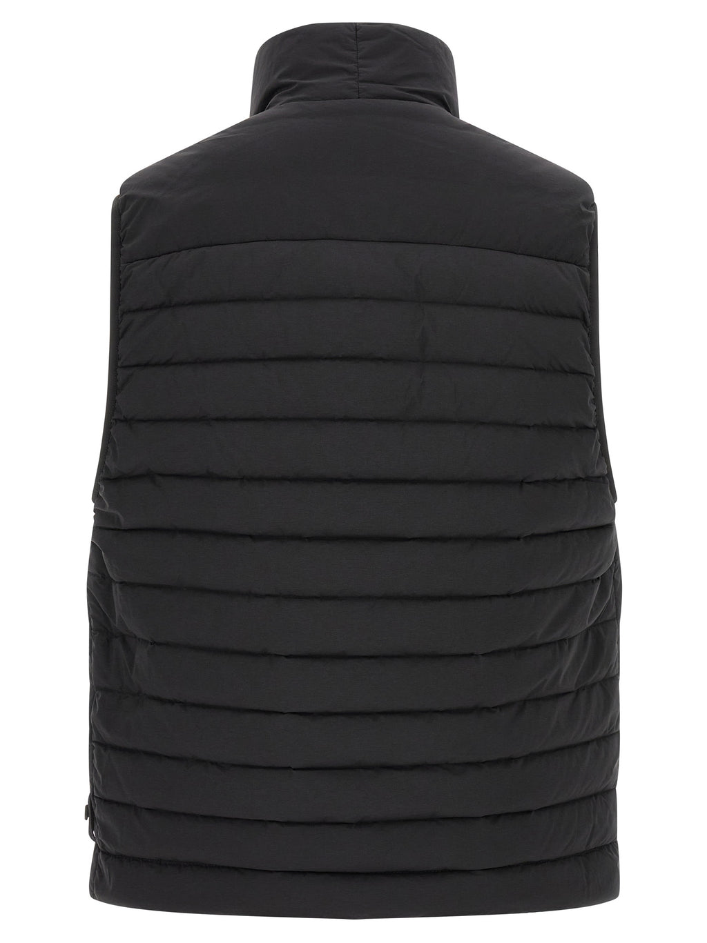Black Polyamide Sleeveless Vest