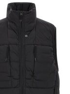 Black Polyamide Sleeveless Vest