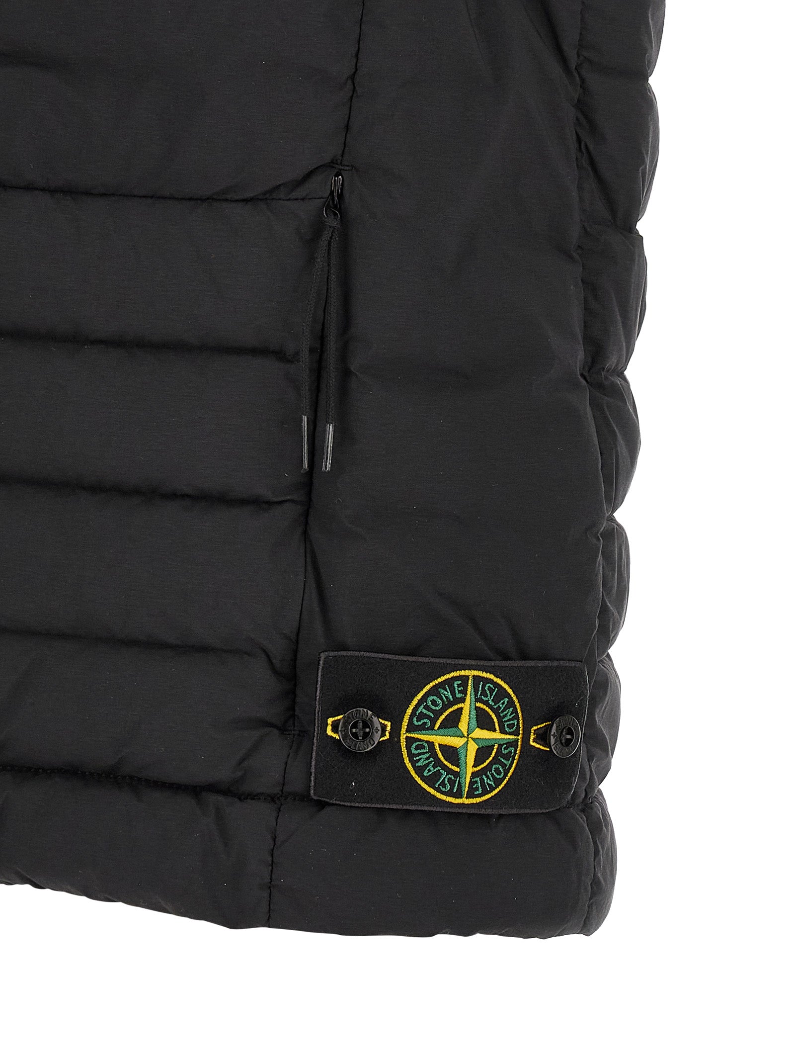 Black Polyamide Sleeveless Vest