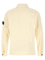 Ivory Cotton Corduroy Overshirt