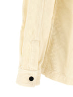 Ivory Cotton Corduroy Overshirt