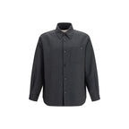 Wool Blend VLogo Full-Length Jacket