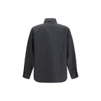 Wool Blend VLogo Full-Length Jacket