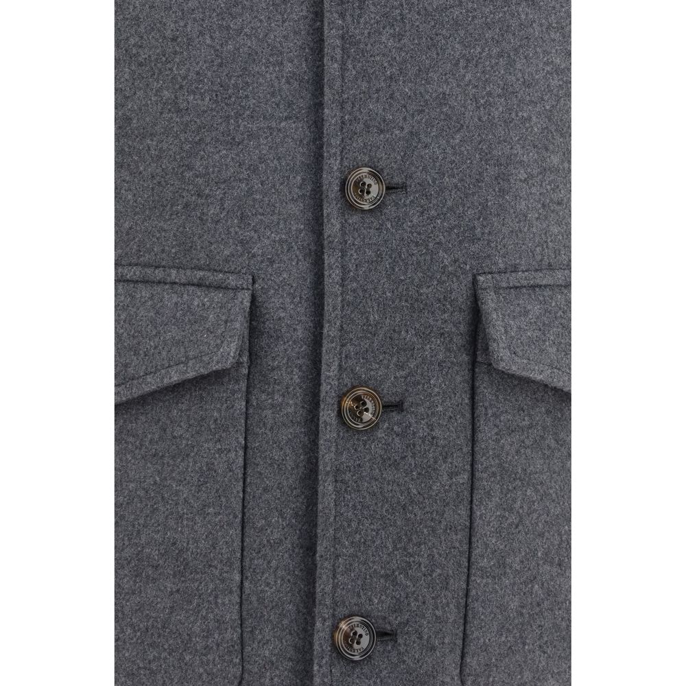 Wool‑Cashmere Tailored Jacket
