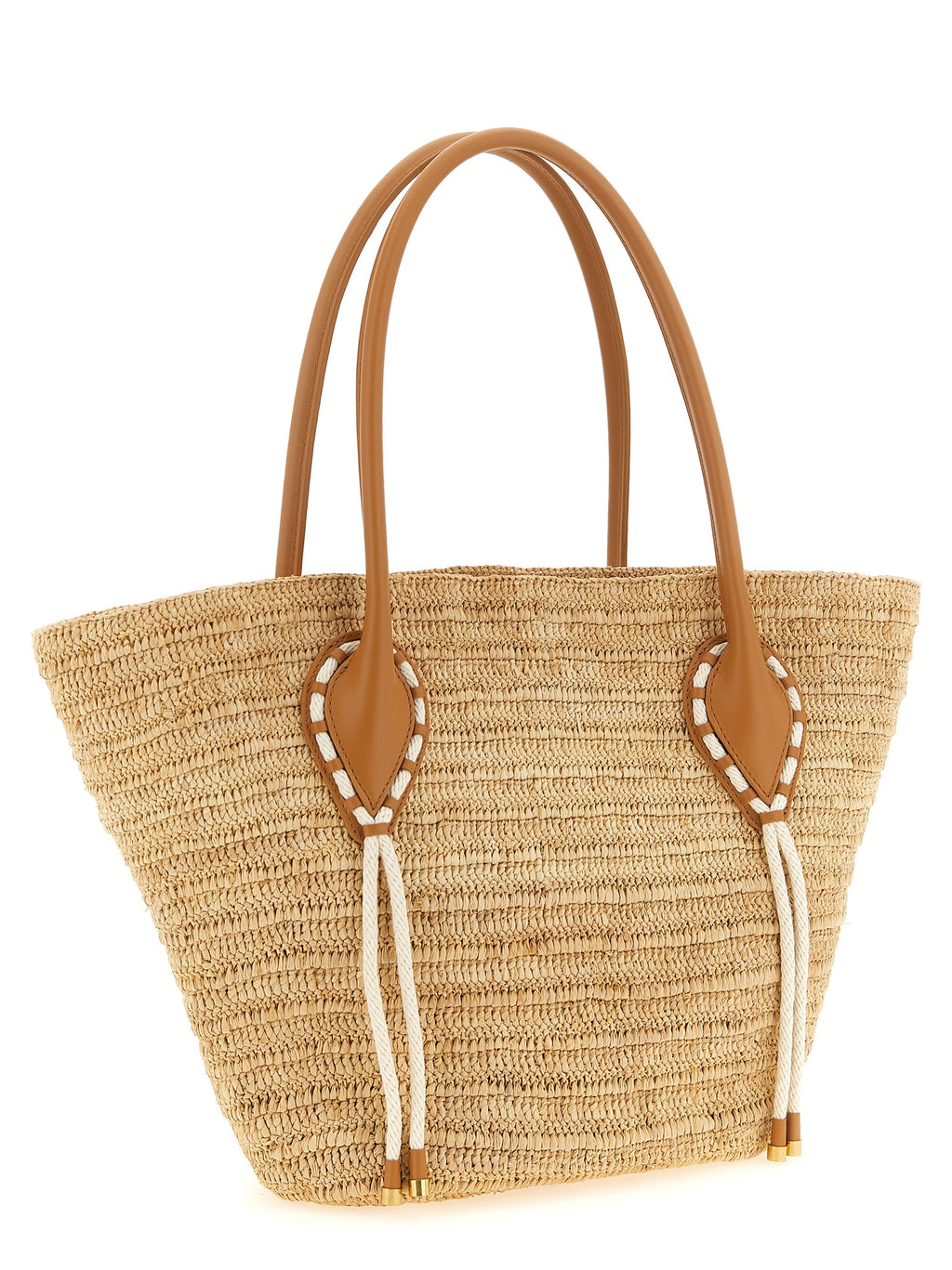 Large Venus Basket Raffia Tote