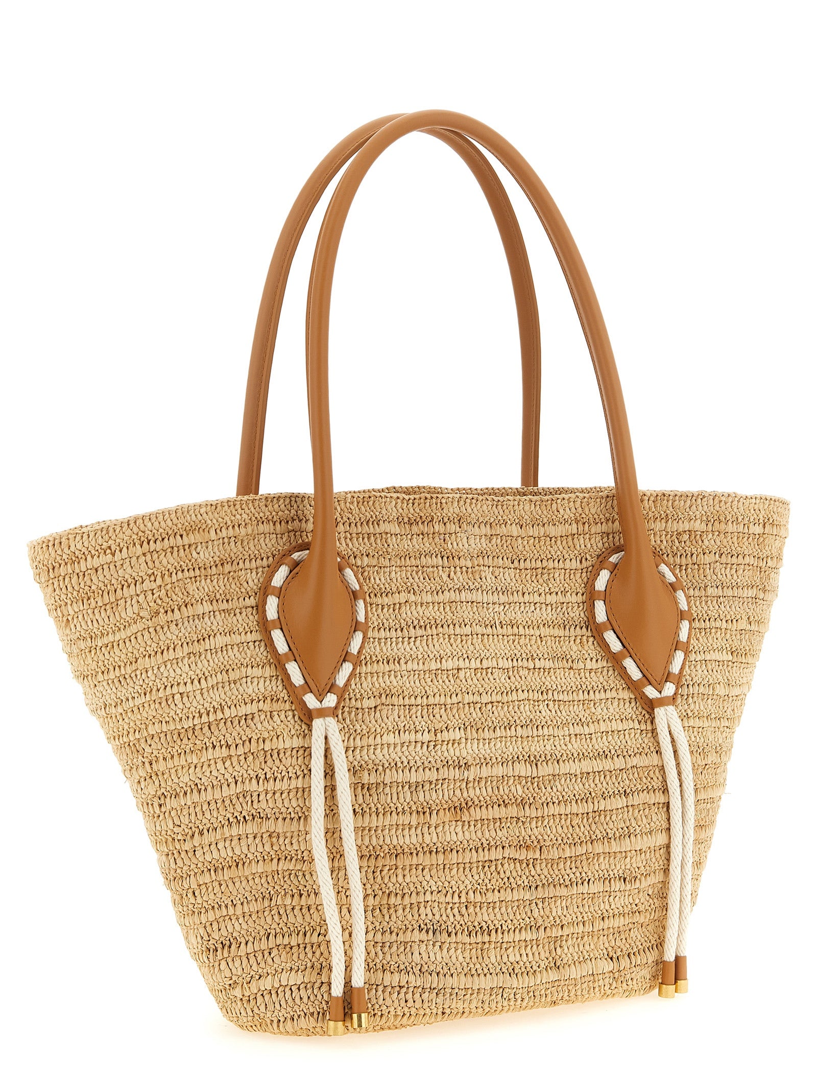 Large Venus Basket Raffia Tote