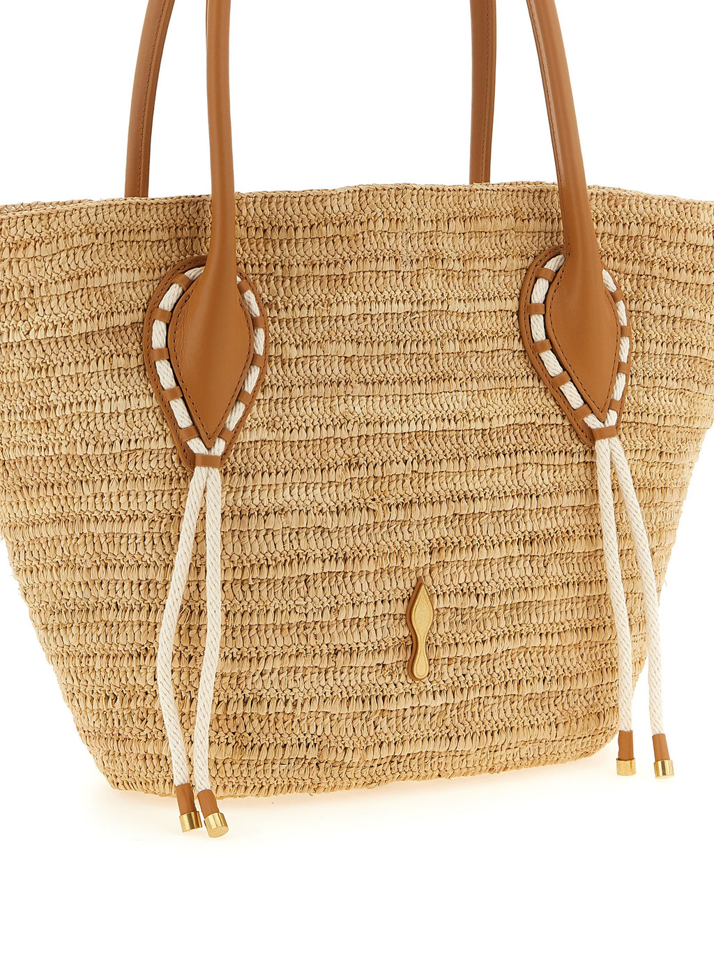 Large Venus Basket Raffia Tote