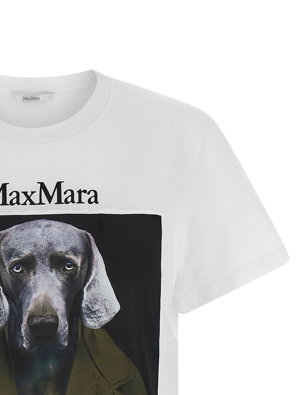 Mxmcalca Weimaraner Graphic Cotton T-Shirt
