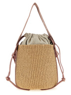 Small Woody Bucket Bag – Beige Paper