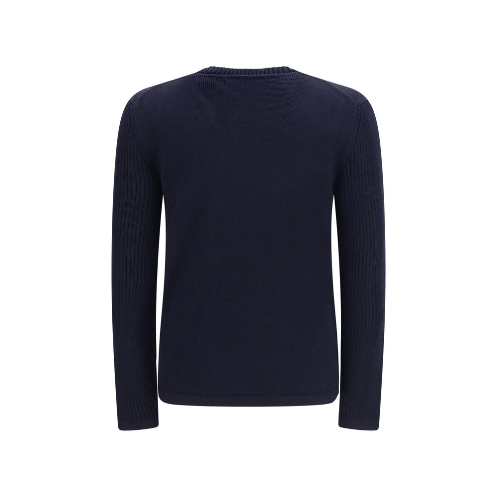Blue Virgin Wool Sweatshirt