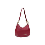 Purple Polyurethane Medium Shoulder Bag
