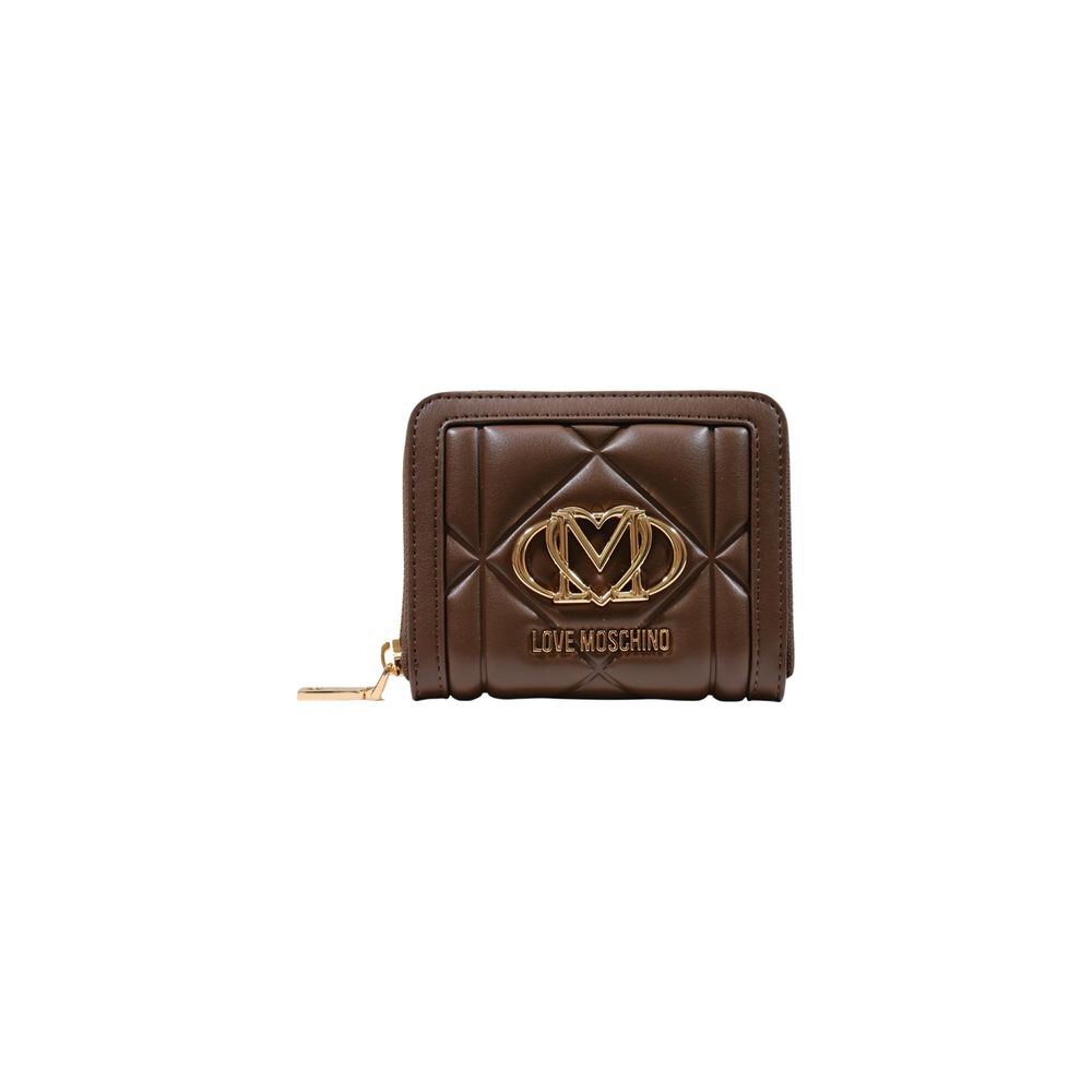 Small Brown Polyurethane Wallet