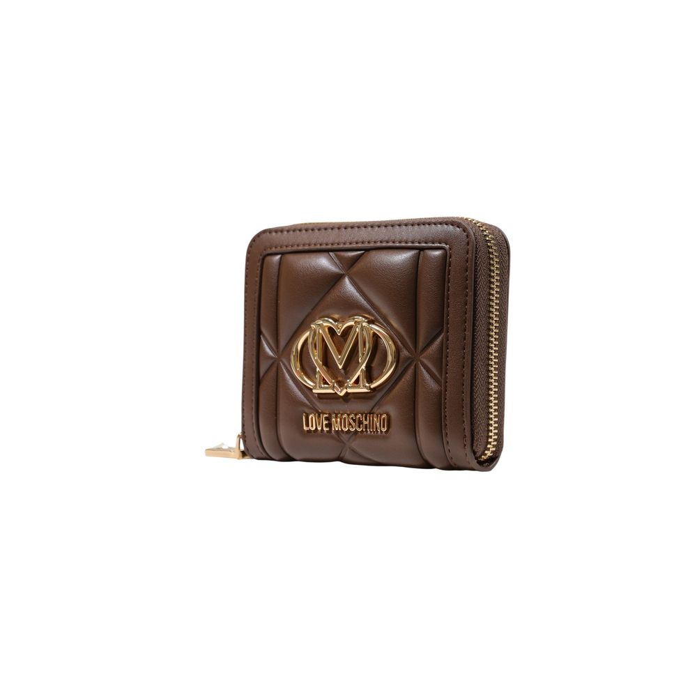 Small Brown Polyurethane Wallet