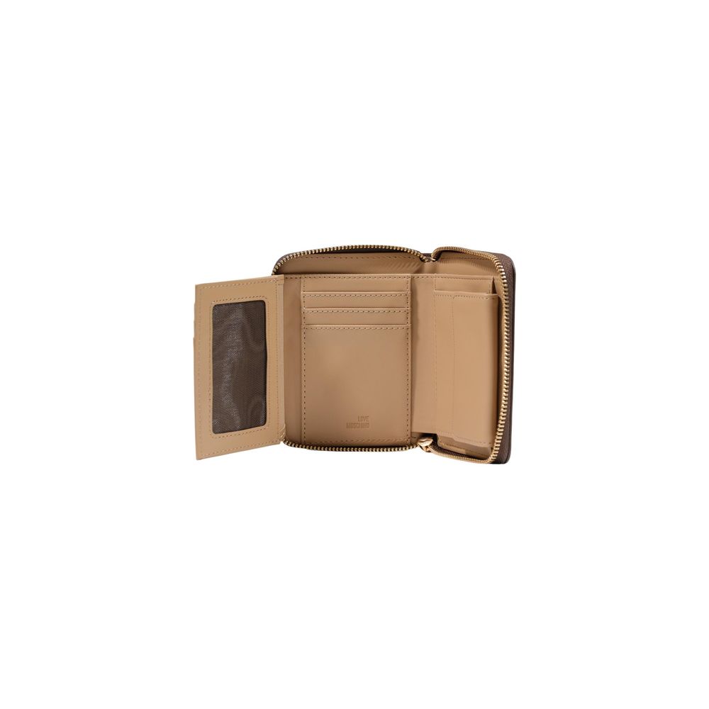 Small Brown Polyurethane Wallet
