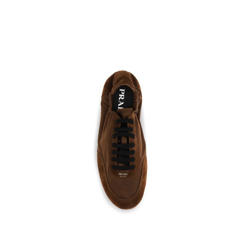 Re‑Nylon and Suede Collapse Sneakers