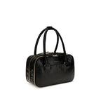 Small Calfskin Boxyne Handbag