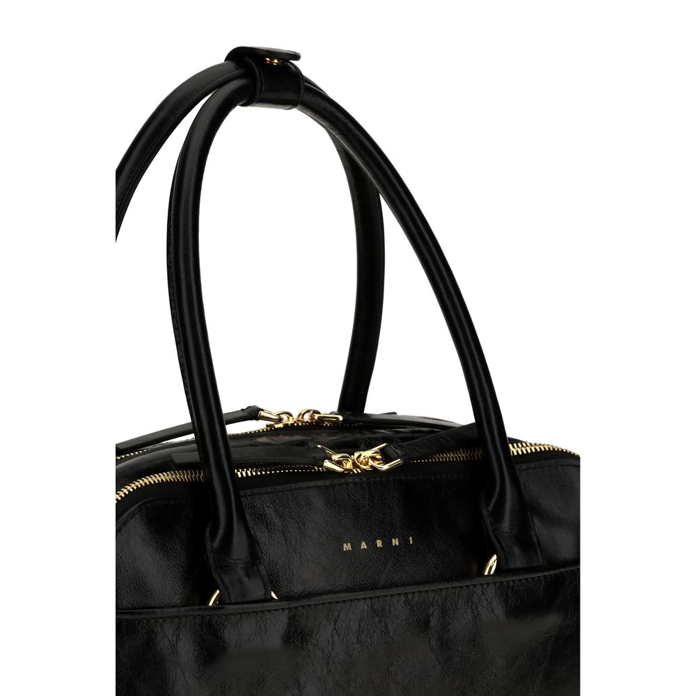 Small Calfskin Boxyne Handbag