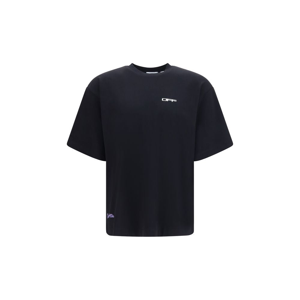 Black Cotton Archigeography Arrow T-Shirt