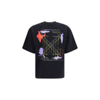 Black Cotton Archigeography Arrow T-Shirt
