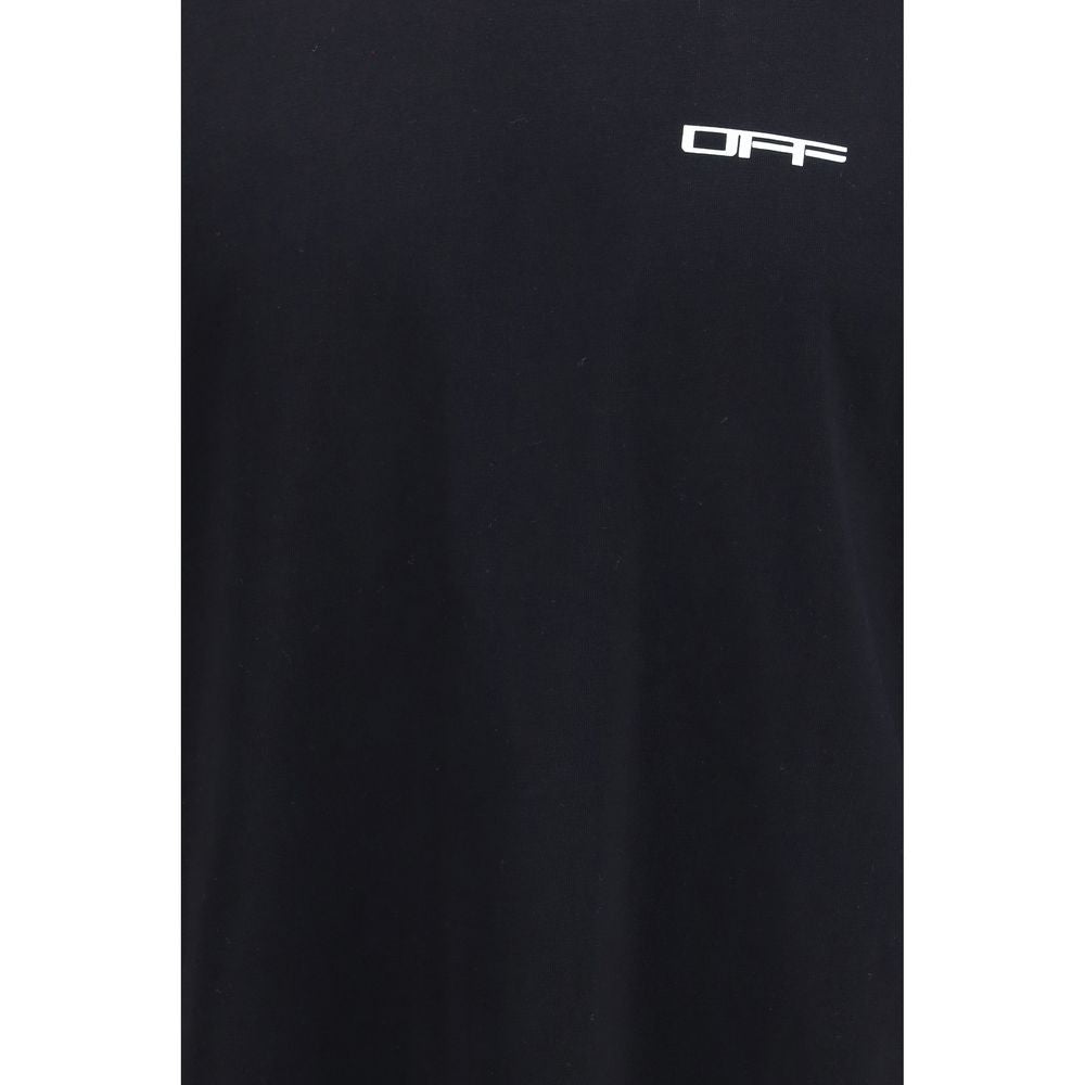 Black Cotton Archigeography Arrow T-Shirt