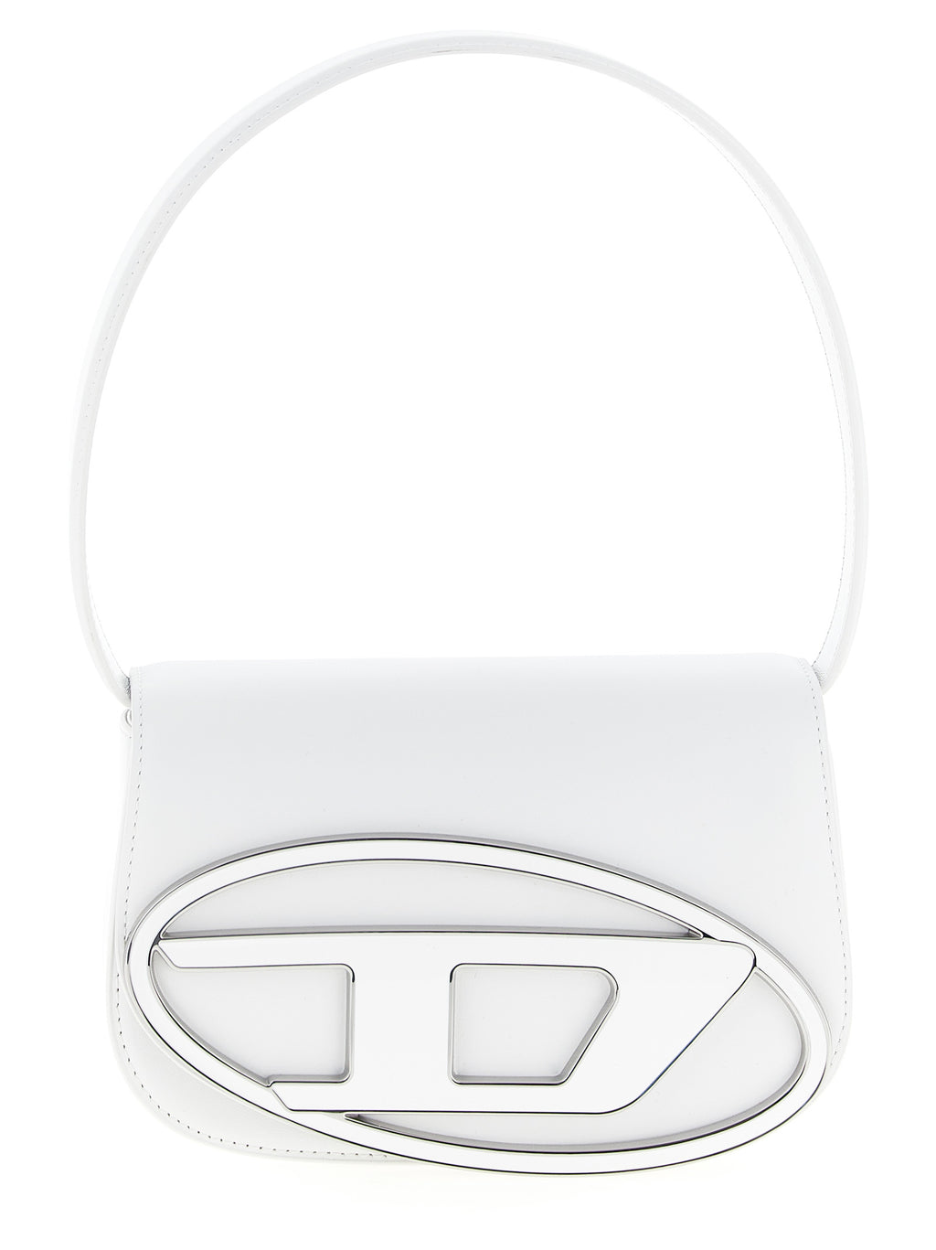 White Cowhide Shoulder Bag