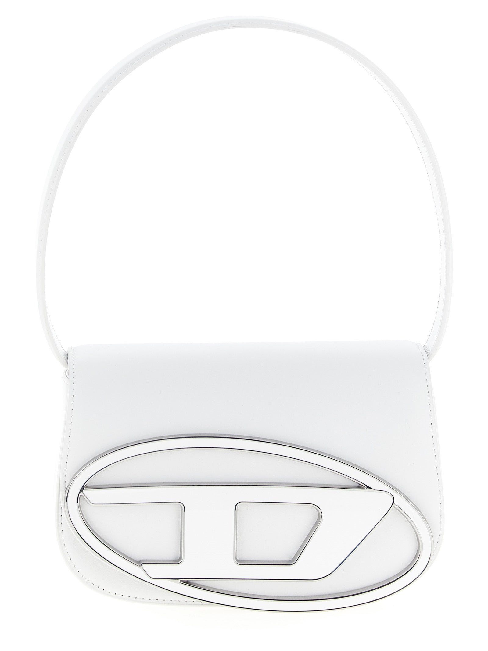 White Cowhide Shoulder Bag