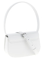 White Cowhide Shoulder Bag