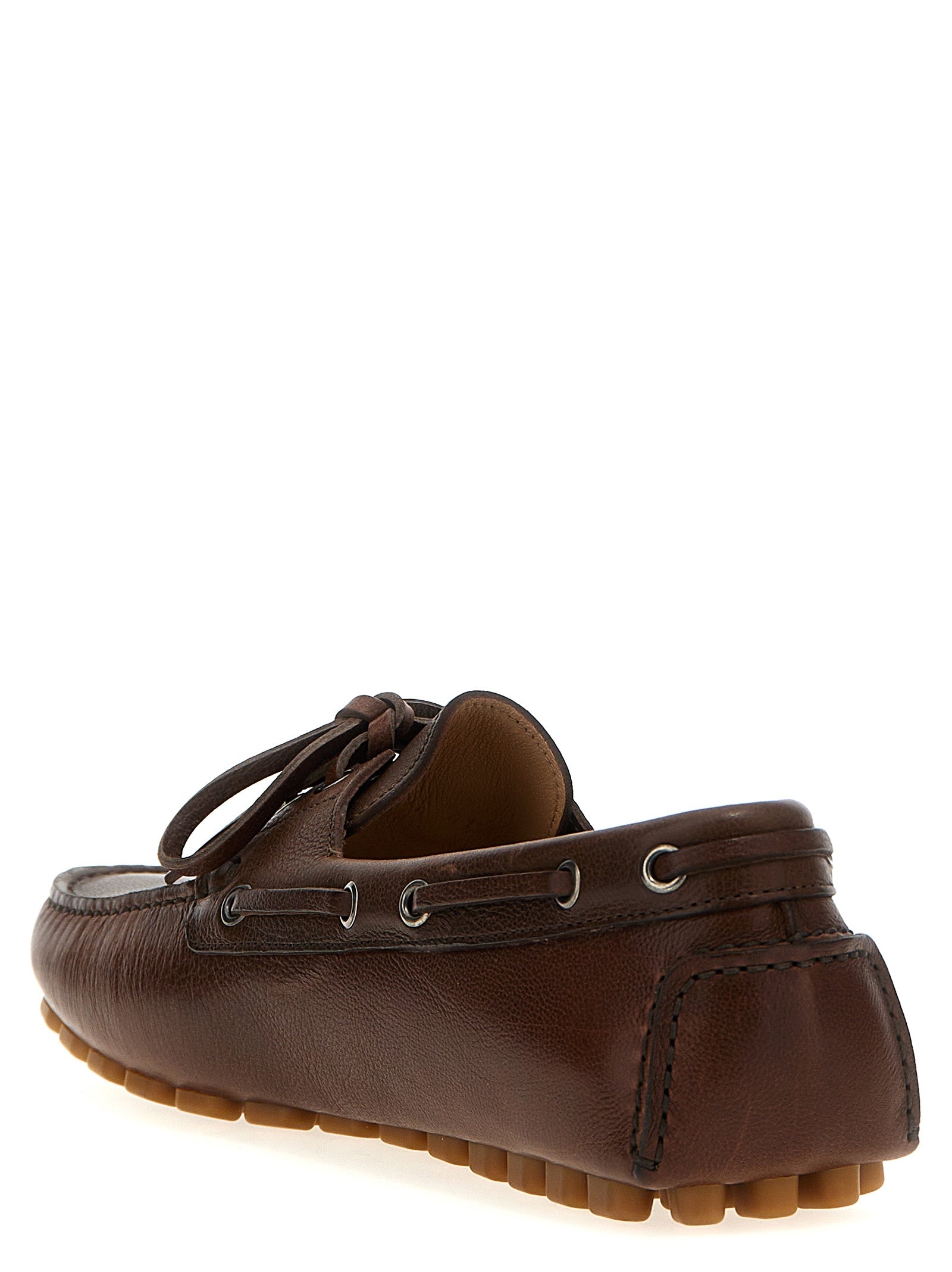 Buffalo Leather Driver Fastaway Loafers