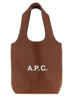 Caramel Polyester Ninon Small Tote