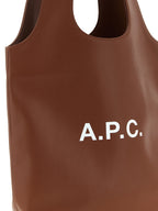 Caramel Polyester Ninon Small Tote