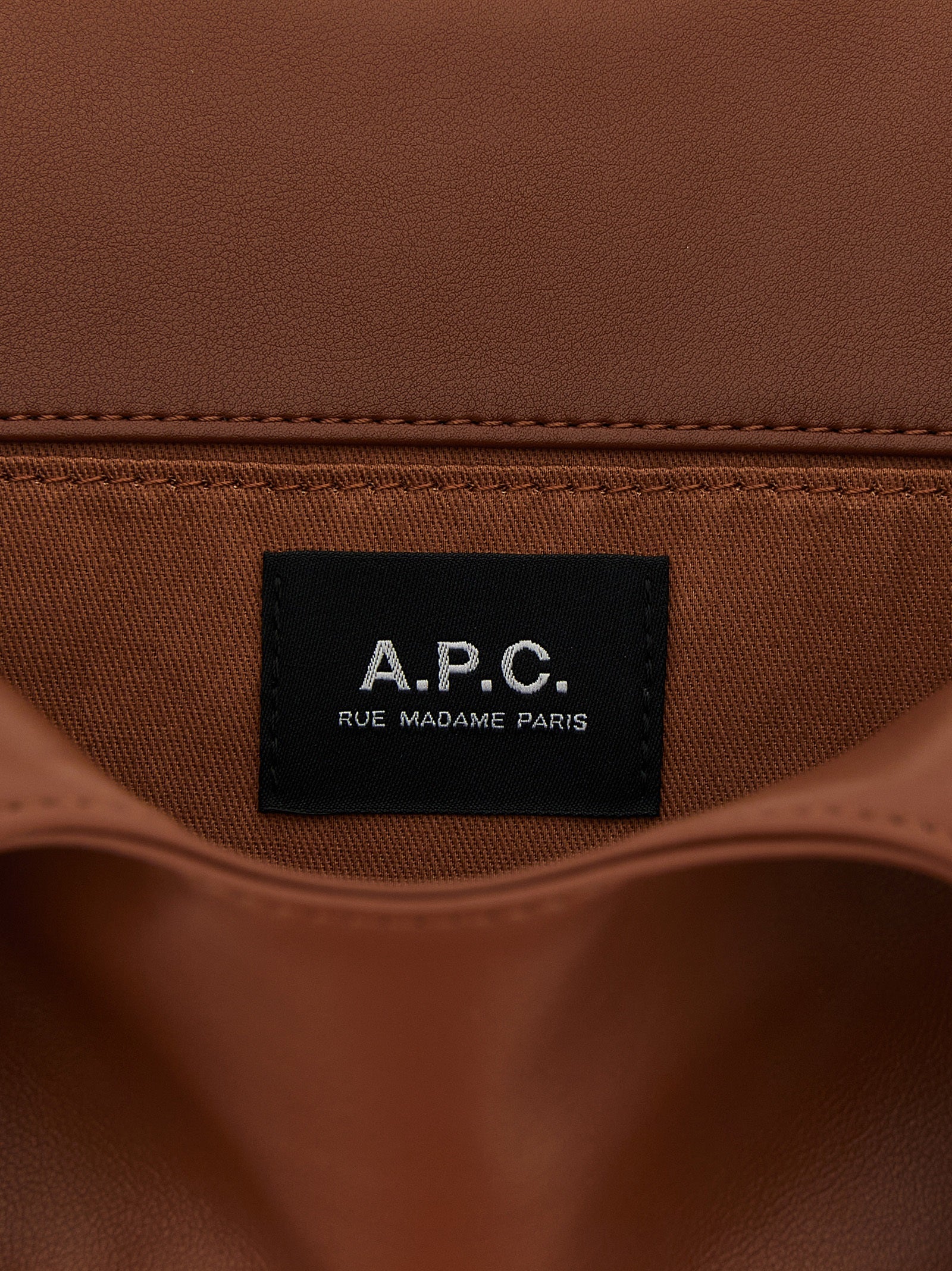 Caramel Polyester Ninon Small Tote