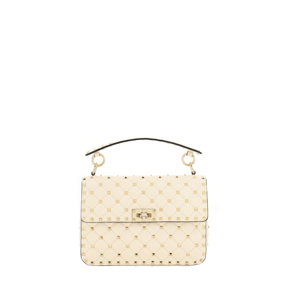 Quilted Nappa Leather Rockstud Spike Handbag