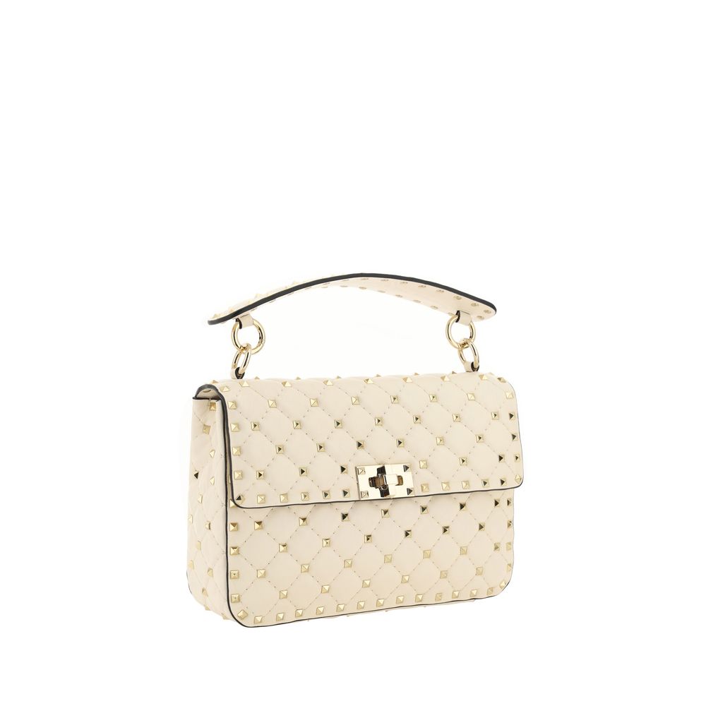 Quilted Nappa Leather Rockstud Spike Handbag