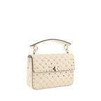 Quilted Nappa Leather Rockstud Spike Handbag