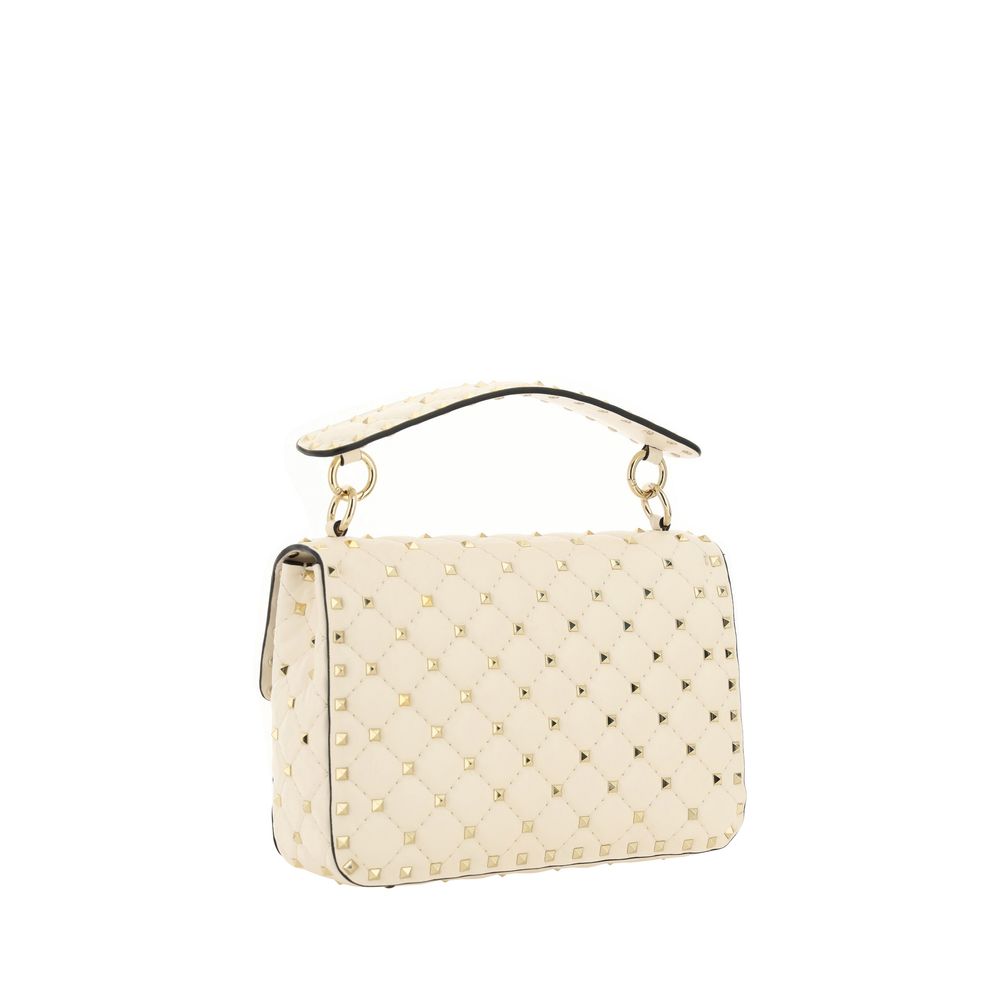 Quilted Nappa Leather Rockstud Spike Handbag