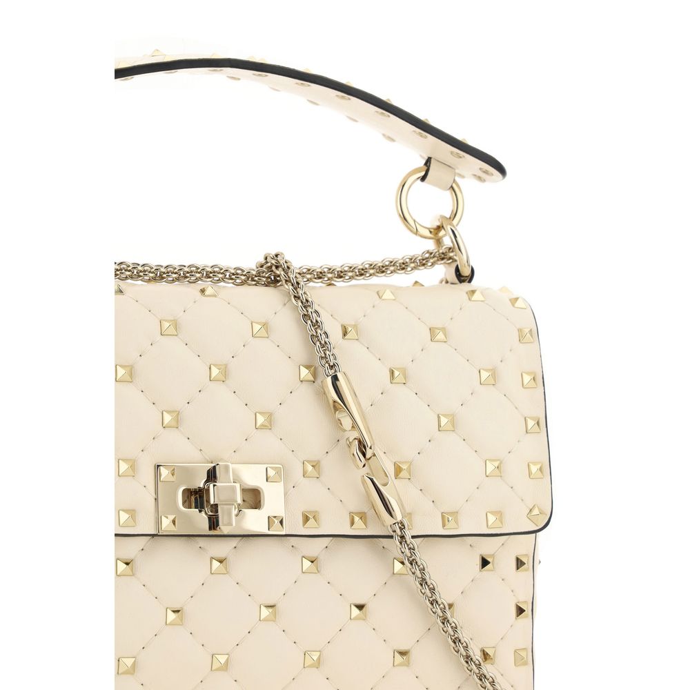 Quilted Nappa Leather Rockstud Spike Handbag