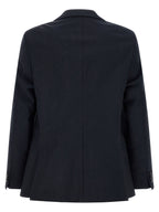 Blue Virgin Wool Two-Piece H-Houston Suit