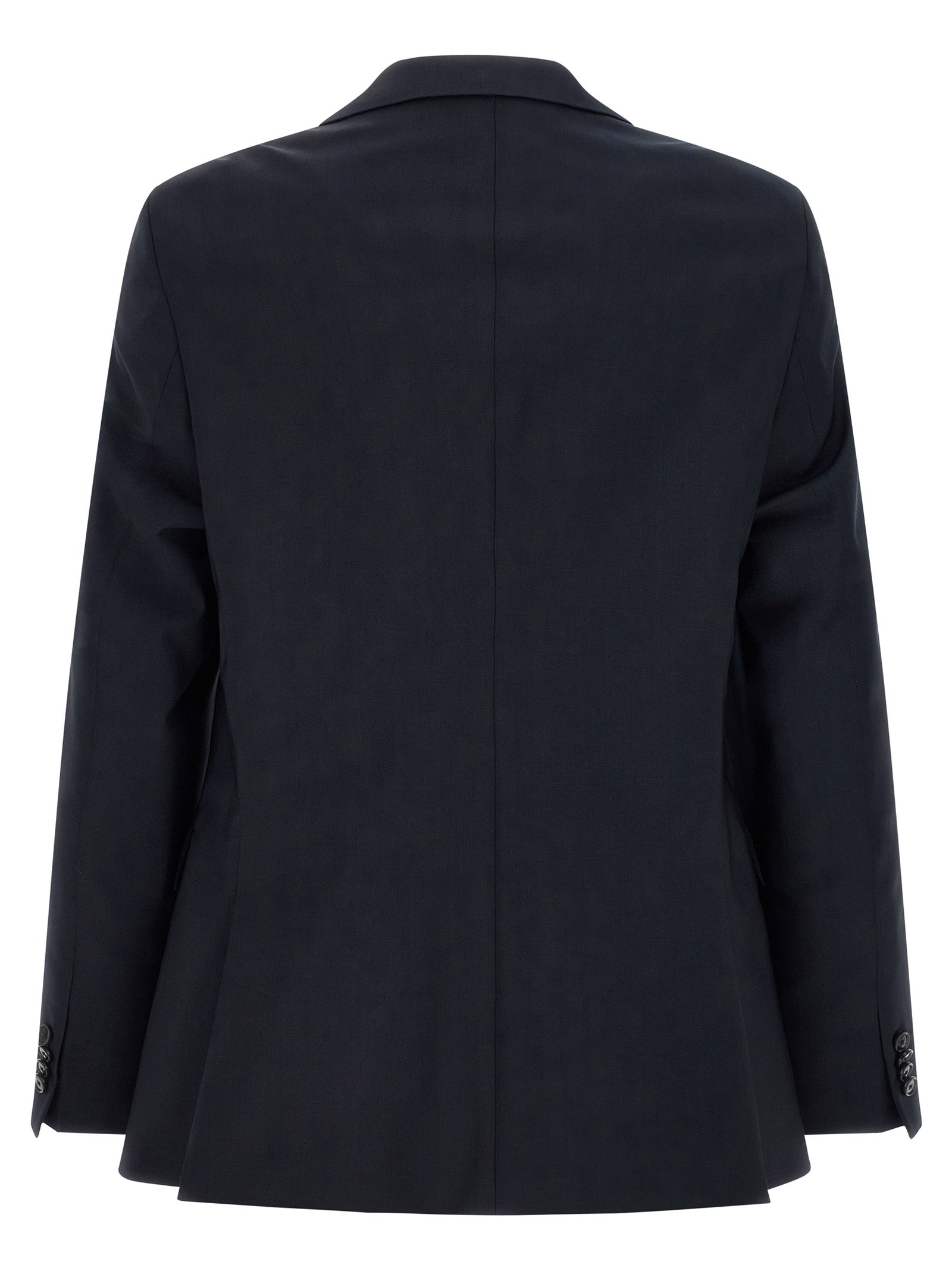 Blue Virgin Wool Two-Piece H-Houston Suit